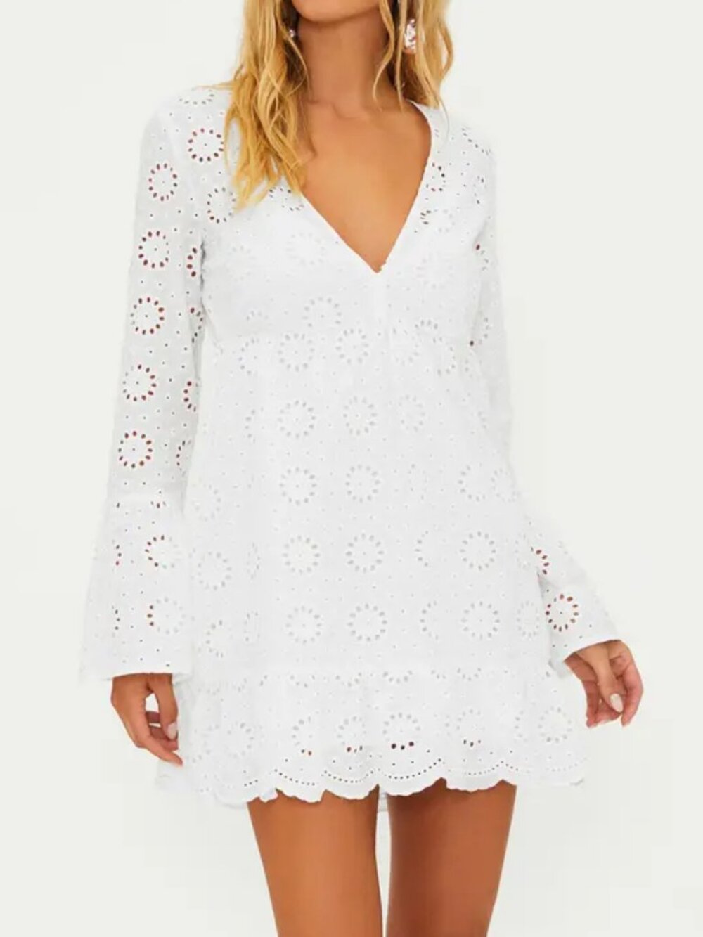 Beach Riot "Delaney" Eyelet Mini Dress